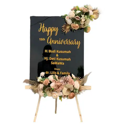 Papan Bunga Akrilik Ketenger